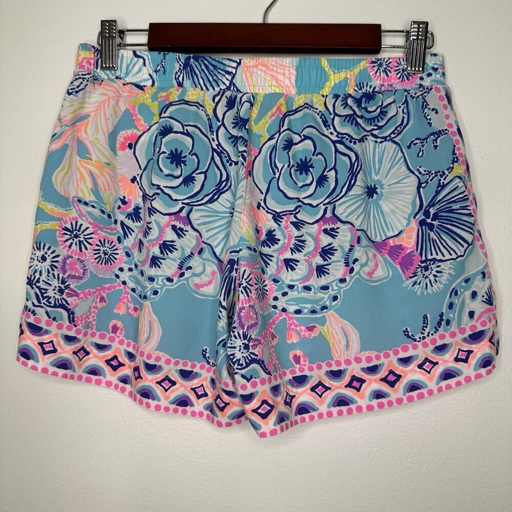 Lilly Pulitzer Katia Shorts Once‎ Upon A Tide Size S Elastic Drawstring Waist - Picture 2 of 10